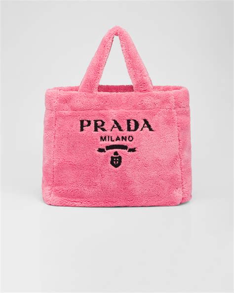 Prada Terry tote bag Pink 